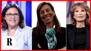 Le 100 donne italiane più influenti secondo Forbes giornaliste attrici sportive [upl. by Einnim]