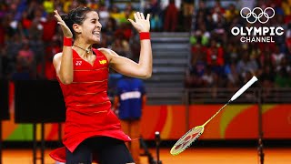 2️⃣3️⃣  Carolina Marin wins badminton gold 31DaysOfOlympics [upl. by Khalil]