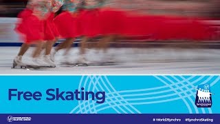 Free Skating  2019 ISU World Junior Synchronized Skating Championships Neuchâtel SUI WorldSynchro [upl. by Aisyram575]