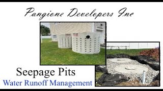 SEEPAGE PIT  Water Management Systems  Pangione Developers Inc [upl. by Anrehs]