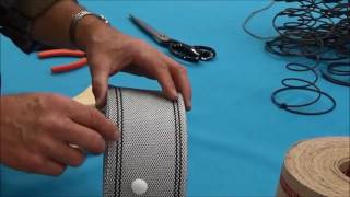 Upholstery Basics Using Webbing in Upholstery Part I Overview [upl. by Anasiul]