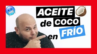 CÓMO HACER ACEITE DE COCO 🥥 En frío PRENSADO [upl. by Nednarb]