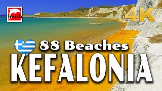 88 Best Beaches of KEFALONIA Greece 4K ► Top Places amp Secret Beaches in Europe touchgreece [upl. by Derrick]