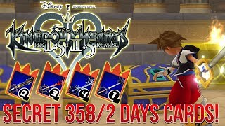 Kingdom Hearts ReChain of Memories  Secret 3582 Days Keyblade Cards Guide [upl. by Rehctelf773]