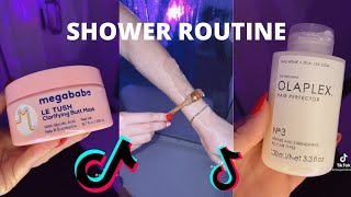 shower routine tiktok compilations 🚿💜 [upl. by Falcone]