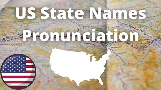 US State Names Pronunciation  American Accent [upl. by Xino]