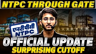 NTPC Through GATE  Official Update  Cutoff Analysis  Complete Details [upl. by Suicul]