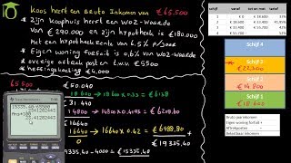 Berekenen inkomstenbelasting box 1  economie uitleg [upl. by Pilar]