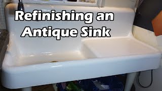 How to Refinish a Porcelain Sink [upl. by Girhiny]