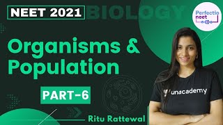 Organisms amp Population  Part 6  NEET 2021  NEET Biology  Ritu Rattewal [upl. by Hime]