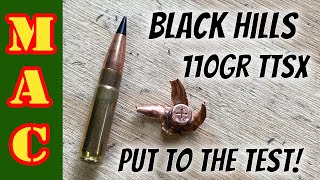 TEST Black Hills 300BLK 110gr TTSX [upl. by Ingrid]