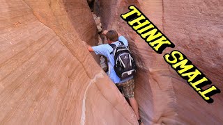 One of Utahs Secret Slot Canyon Hikes Near Zion And Bryce [upl. by Colburn976]