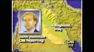 Operation Desert Storm  CNN Live News Coverage  Part 3 [upl. by Albin]