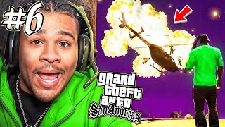 HELICOPTER vs RPG  GTA San Andreas Part 6 [upl. by Eirrahs]