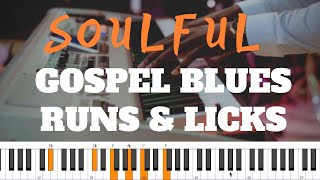 HOW TO PLAY GOSPEL RUNS amp LICKS  Beginner Piano Lesson [upl. by Nelyk]