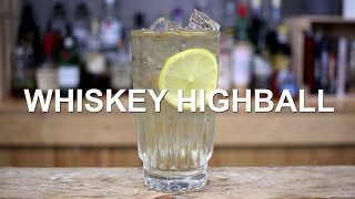 Japanese Whisky Highball Drink Recipe [upl. by Tonry]