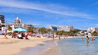 4K⛱Magaluf Beach Mallorca Majorca Spain 🗓2021 May 15 [upl. by Declan]