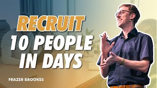 Network Marketing Recruiting – How To Recruit 10 People In 10 Days [upl. by Estren]