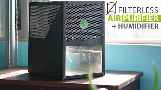 Silent Air Purifier amp Humidifier using Water as Filter [upl. by Eelram833]