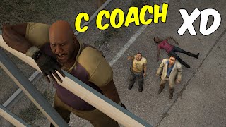 EL C COACH xD Momentos Divertidos  Left 4 Dead 2 [upl. by Nielson]