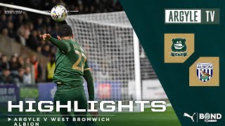 Plymouth Argyle v West Bromwich Albion highlights [upl. by Stannfield]