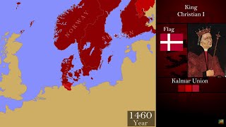 The History Of Denmark Every Year [upl. by Hardigg]