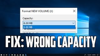 How to Fix Usb Pendrive 16gb Shows 8 MB Solved [upl. by Halil]