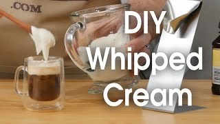 DIY whipped cream in 60 seconds [upl. by Rochkind288]