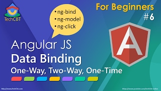 AngularJS Understanding oneway twoway onetime Data Binding [upl. by Ansell]