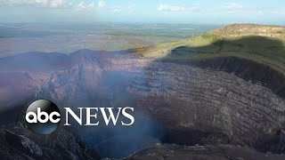 Live look at volcano lava lake in Nicaragua l ABC News [upl. by Nevek728]