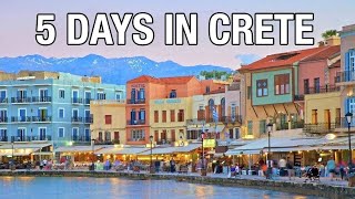 Crete Greece ULTIMATE 5 Day Travel Guide 🇬🇷 [upl. by Ayalahs]