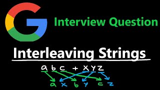 Interleaving Strings  Dynamic Programming  Leetcode 97  Python [upl. by Gelasias509]