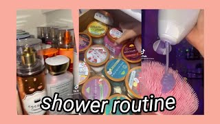 Shower Routine Tiktok Compilation [upl. by Enirac919]