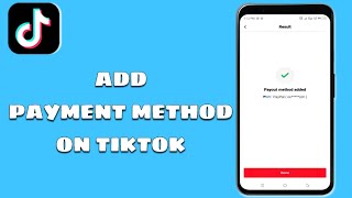 How To Add Payment Method On Tiktok [upl. by Anum]