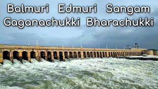 KRS Dam water release  Balmuri Edmuri Gaganachukki Bharachukki Karnataka tourism  KRS Dam Mysore [upl. by Nirrek]