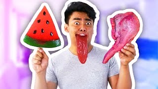 GUMMY FOOD VS REAL FOOD 3 [upl. by Nada372]