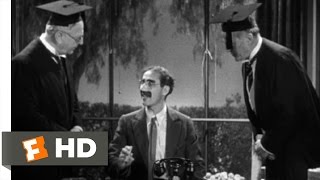 Horse Feathers 59 Movie CLIP  Prof Wagstaffs Office 1932 HD [upl. by Laeira]