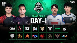 PUBG Mobile NEPX Showdown  Grand Finals Day 1 [upl. by Repsag]