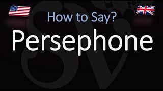 How to Pronounce Persephone CORRECTLY English American Name Pronunciation [upl. by Ennayelhsa]