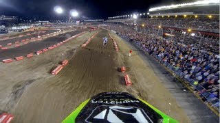 GoPro HD Ryan Villopoto Main Event 2013 Daytona Supercross [upl. by Blackman]