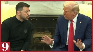 Trump And Zelensky Engage In A Heated White House Confrontation [upl. by Meneau]