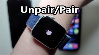 How to Unpair Apple Watch and Pair with new iPhone [upl. by Persis]