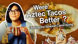 Sohlas Aztec Taco Tuesday with Hot Chocolate  Ancient Recipes With Sohla  History [upl. by Ecidna]