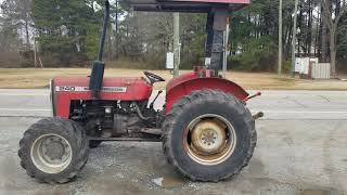 Massey Ferguson 240 4x4 tractor [upl. by Obbard]