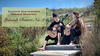 Spanish Dance No 2 “Oriental” Enrique Granados  Davisson Guitar Duo [upl. by Karilynn898]