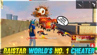 Rai World no1 Cheater😭  1 Vs 20 Kills Raistar Cheater  Garena Free Fire [upl. by Kali703]