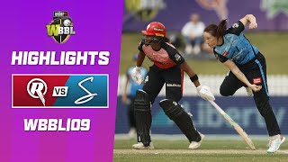 Melbourne Renegades v Adelaide Strikers  WBBL09 [upl. by Ssor]