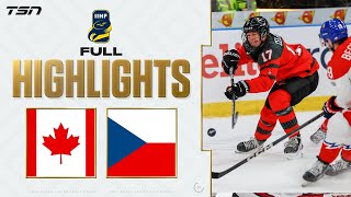 Canada vs Czechia FULL HIGHLIGHTS  World Juniors 2024 [upl. by Nus]