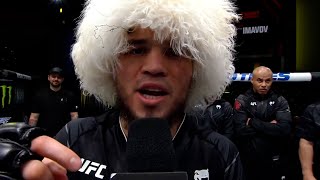 Umar Nurmagomedov Octagon Interview  UFC Vegas 67 [upl. by Yahsel393]