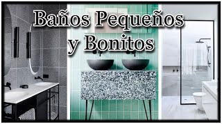 IDEAS DE DECORACION PARA BAÑOS PEQUEÑOS Y BONITOS [upl. by Neeruam]